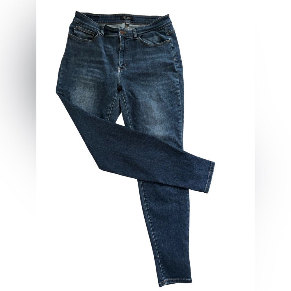 Judy Blue Denim Skinny Jean Womens 16WX34 Dark Wash JB82152DK-PL Comfort Stretch